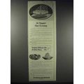 1913 Quaker Puffed Wheat & Rice Ad - At Supper