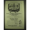 1913 Quaker Oats Ad - Some Children Somewhere