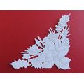 6 x Tattered Lace Die Cuts Winter Poinsettia Co...