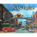 Historic San Diego 3D Fridge Magnet