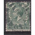 GB 1924 - 26 KGV 4d Grey Green SG 424 Wmk 111 (...