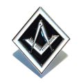 Masons Enamel Badge Depicting Masonic Dividers ...