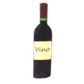 Vino Tinto Red Wine Vin Rouge Bottle Small Meta...