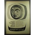 1954 Hudson's Bay Scotch Advertisement - Haida Indian Mask - The Moon