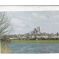 Ely Cathedral and river Ouse Postcard posted 19...