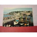 THE PIER, BRIXHAM, DEVON unused postcard Colour...