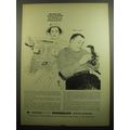 1960 Swissair Airline Ad - Remember, Clyde, we flew to Switzerland first