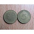 1971g 5 Pfennig Germany Coin