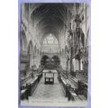 vintage postcard Exeter Cathedral - The Chancel