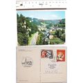 1980 pcard Ponte Grande Duchesse Charlotte, Lux...