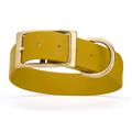 Dog Pet Collar with Brass Hardware Size L W 1.5...