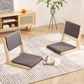 Tiita Floor Chair with Back Support, Foldable M...