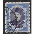EGYPT 1923 KING FAUD I £1 VALUE USED SG122