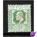 FIJI 1908 SG118 1/2d GREEN M / MINT