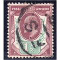 sg287 1 1/2d reddish purple & brt green Very Fi...