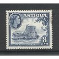 Antigua.SG127 8c Martello Tower (Deep Blue).Mou...