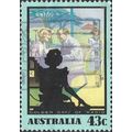 AUSTRALIA, Radio Serials, blue 1991, 43c, #3