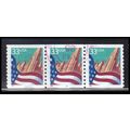 Used 3280 33c U.S. Flag Over City Fine PNC 2222...