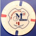 Majestic Star. $1 Casino Chip. Gary, IN. Y19.