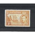 St Helena.SG132a 1d Badge of St.Helena (Yellow-...