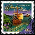 Christmas Island 1996 Christmas 80c Used Stamp ...