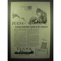 1930 Tulsa Oklahoma Chamber of Commerce Ad - In...