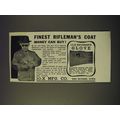 1942 10-X Rifleman's Coat and Rifleman's Glove Ad