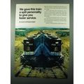 1971 Southern Railway Ad - Split Personality