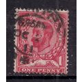 GB 1911 - 12 KGV 1d Carmine Die B Wmk 49 ( H813 )