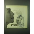 1948 Concord Bangle Bracelet Watch Ad - Lovely to look at