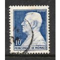 MONACO 1946 PRINCE LOUIS II 10F BLUE SG 310 FIN...