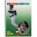 1989 Fleer All Star Team insert baseball card #...