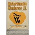 1971 programme Wolverhampton Wanderers v. South...