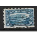 USA CANAL ZONE 1928 5c BLUE PANAMA CANAL UNDER ...