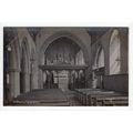 St Mary's Church Interior Laverstoke Postcard R...