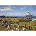 Postcard Nairn, Moray Firth, Scotland. Bandstand