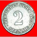 EAGLE (1873-1877): GERMANY ★ 2 PFENNIGS 1873D! ...