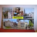 multiview, BRUGGE used postcard 1988 postmark =