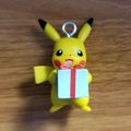Pokemon Battle Pikachu with Present 1.75" Chris...