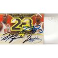 MICHAEL JORDAN & LeBRON JAMES DUAL EXQUISITE 20...