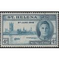 St Helena KGVI 1946 Victory 4d Blue Unmounted M...