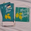 MADE FOR SUNNY DAYS Kitchen TOWELS & Glass CUTT...