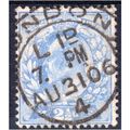 sg231 21/2d PALE ULTRAMARINE DATED CDS used (R1...