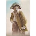 CARTE POSTALE - MODE - FEMME A CHAPEAU - REF 60
