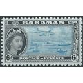 Bahamas 1954 SG208 6d Light Blue & Black Mounte...