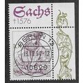 GER 1994 100pf 'HANS SACHS'(CORNER MARGIN) FINE...
