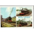Railway NYMR Locomotives Postcard by Dennis (W....