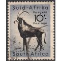 South Africa, 1954 10/- Antelope, SG 164 (Scott...