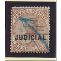 Jamaica Stamp Scott #14 With Judicial Overprint...