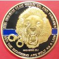 Thin Blue Line. Challenge Coin. Souvenir. 14b.